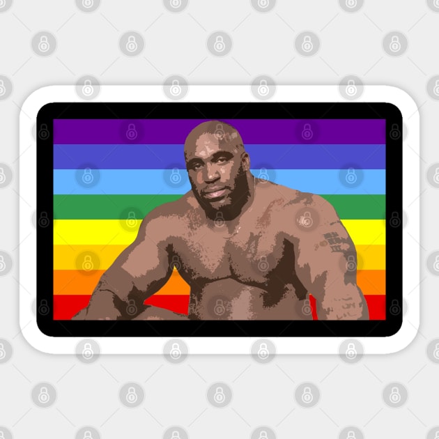 Barry Wood LGBT Flag Sticker by giovanniiiii